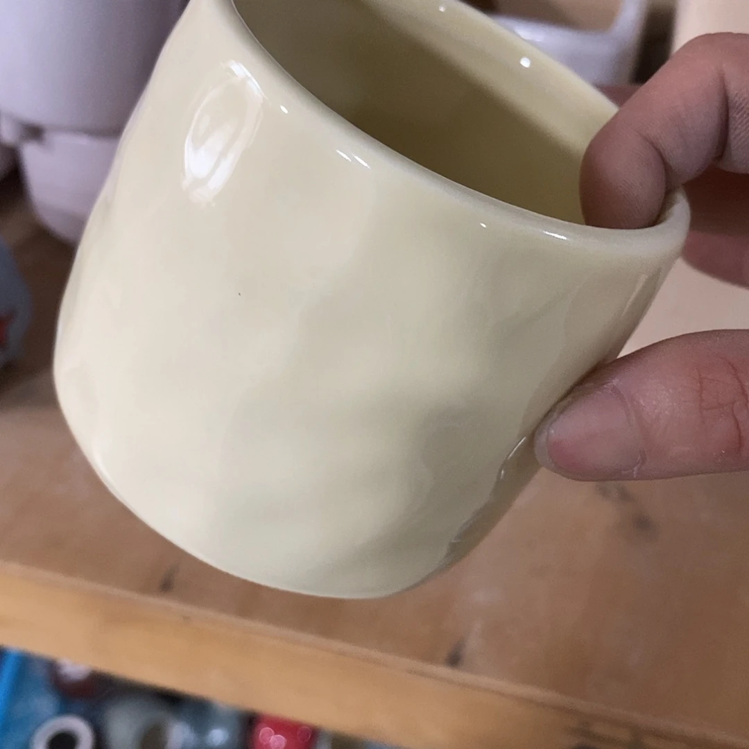 杯子陶盆有孔 瑕疵介意勿拍