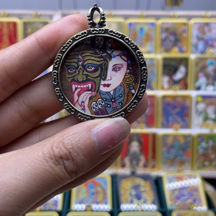 吊坠柠*う吊坠项链唐卡