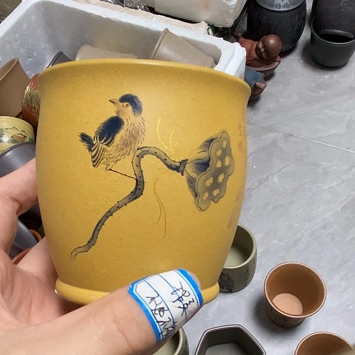 茶杯紫砂瑕疵不退不换，