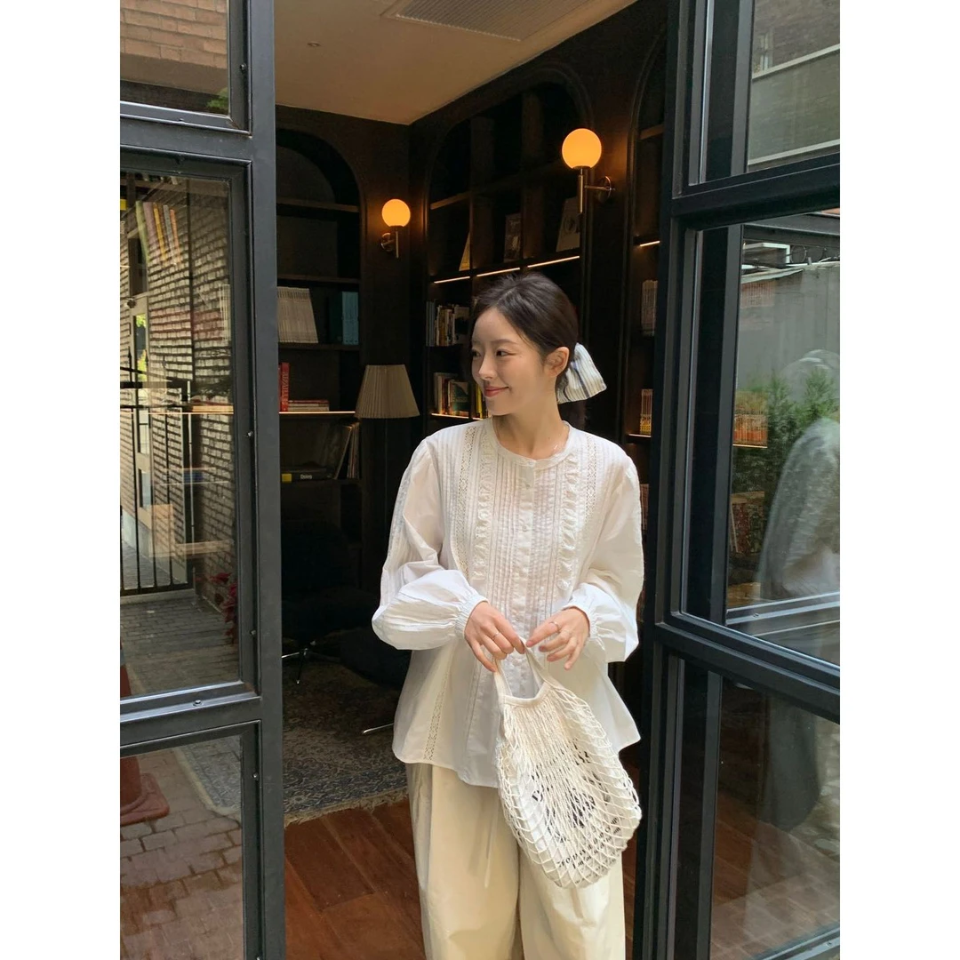 L-2105#啊啊啊这个衬衫真的好温柔好百搭~