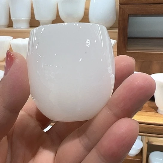 杯子璞玉冰种玉瓷