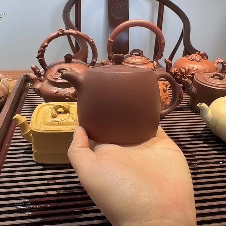 茶壶紫砂紫泥井掇