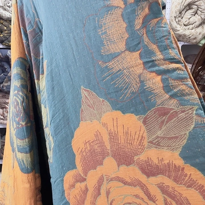 棉棉羽绒蛋白纤维150.200花想容冬被