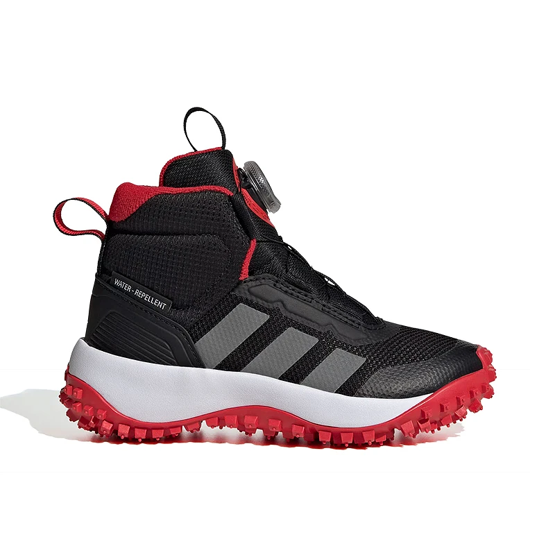 adidas/阿迪达斯冬新款男童中帮旋转按钮雪地靴运动休闲鞋JR3105