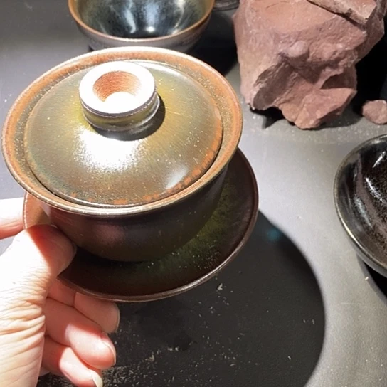 北***熊茶盏557 建阳建窑建盏