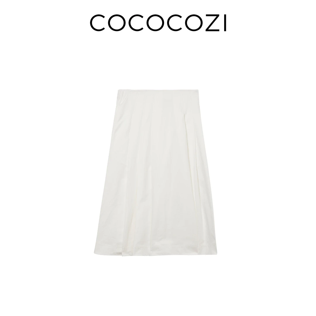 【新东方专属】COCOCOZI夏季上新A字版廓形半裙252co071Q