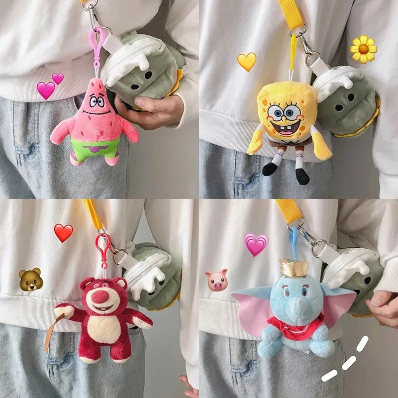 可爱萌趣卡通造型毛绒玩具挂饰钥匙扣书包装饰品