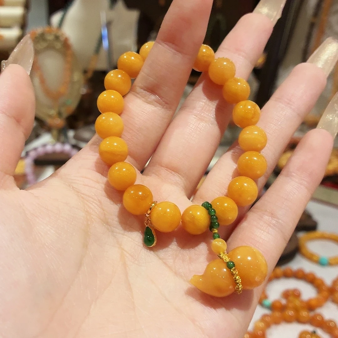 蜜蜡未镶嵌手链手串