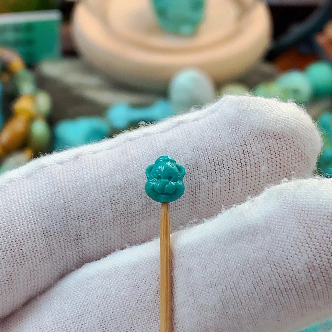 绿松石未镶嵌珠宝半成品