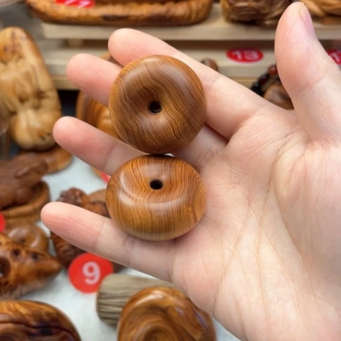 【闪购商品】柏木太行黑油平安扣