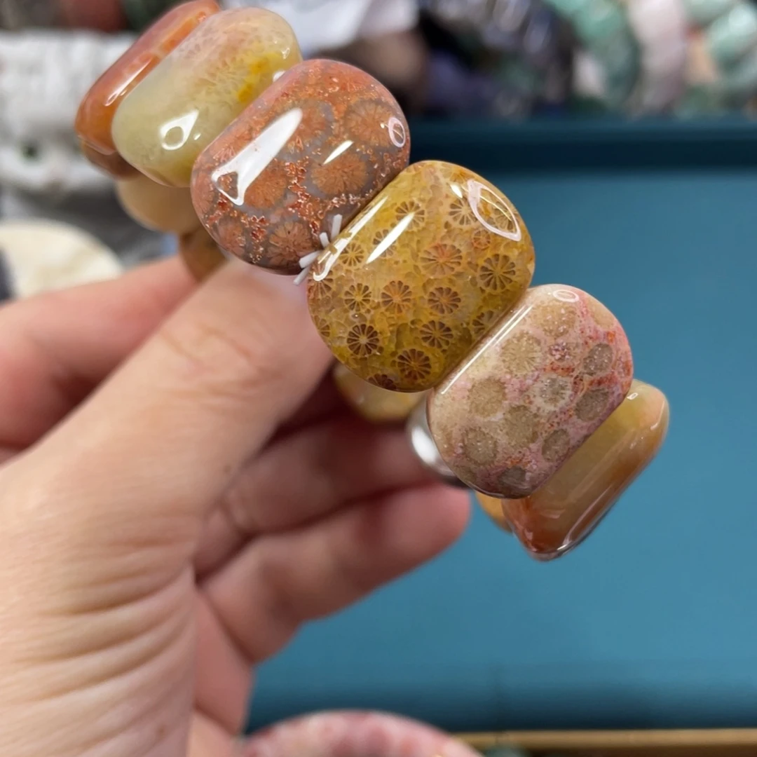 未镶嵌手镯硅化玉