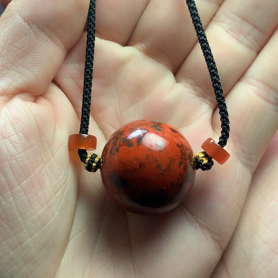 南红玛瑙未镶嵌1锁骨珠