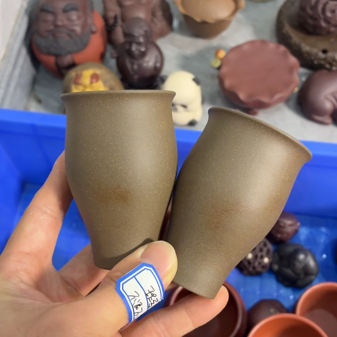 紫砂茶杯瑕疵不退不换介意勿拍
