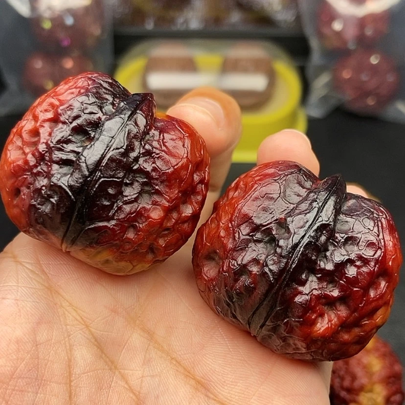 【闪购商品】把件文玩核桃39尺帝王筋元宝