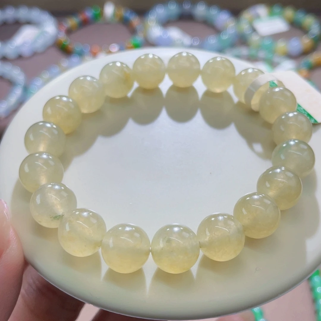 未镶嵌手链翡翠雪梨卡10