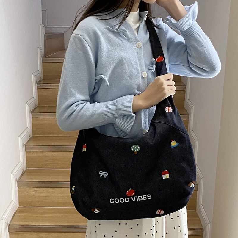 日系学院风包包女大容量大学生上课包休闲文艺风上班通勤托特包潮