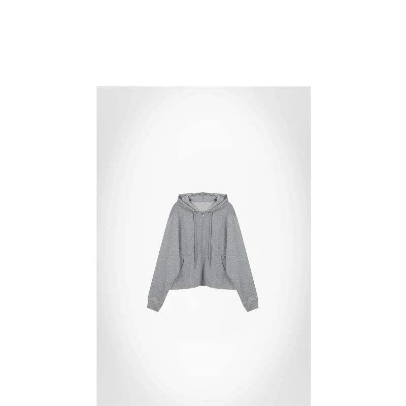 25孤品50%150宽松百搭休闲圆领加圈圈毛卫衣外套【100%棉】AJCL355