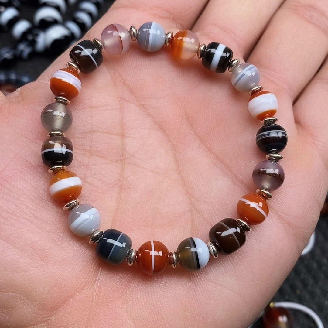 玛瑙/玉髓未镶嵌手链