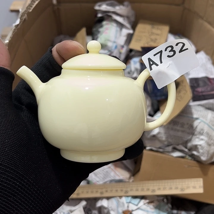 瓷片茶摆件工艺品摆件666