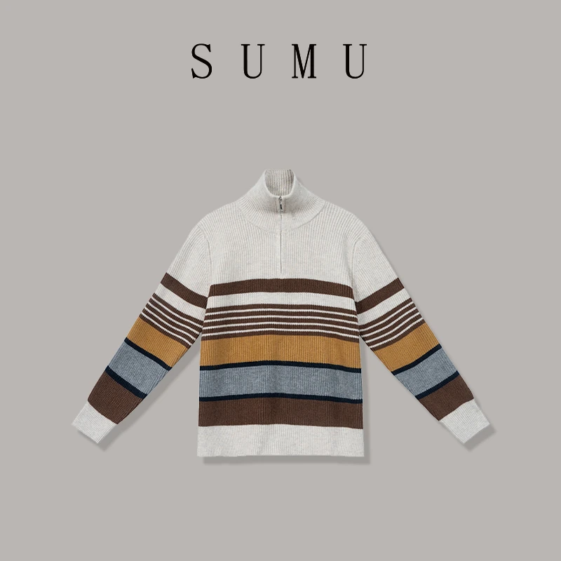 宿慕SUMU 女款针织衫 9-26 秋冬季新款时尚休闲针织衫C45031