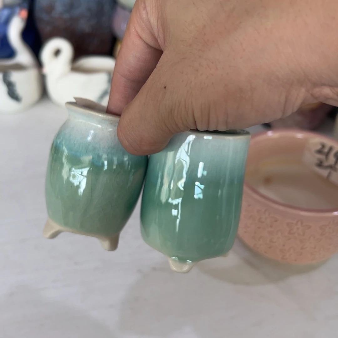 陶瓷多肉小花盆@@1946