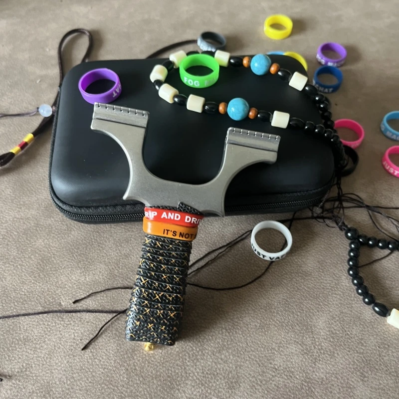 正品鱼跃反曲龙齿快压440C不锈钢630扁皮高精准户外玩具弹弓