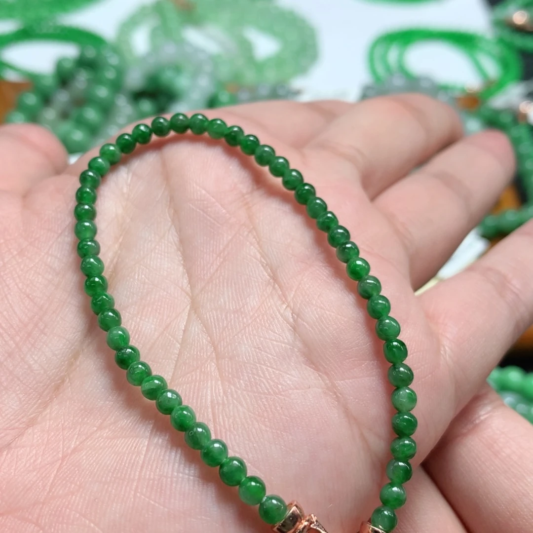 未镶嵌手链翡翠翡翠