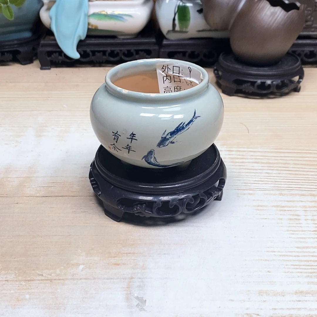 紫砂花盆陶瓷艺术