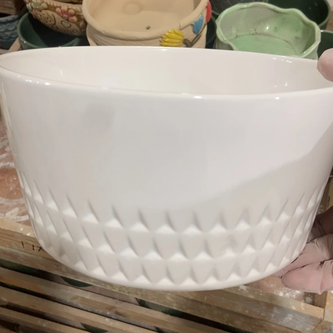 红陶高温陶瓷花盆
