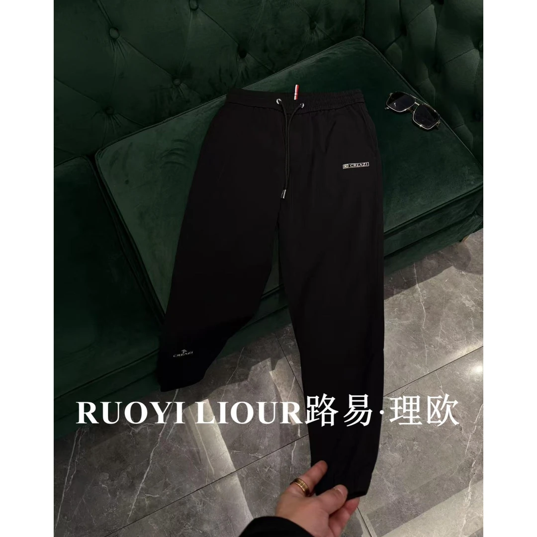 【路易理欧】欧货时尚潮流商务纯色修身冬季百搭休闲裤5089