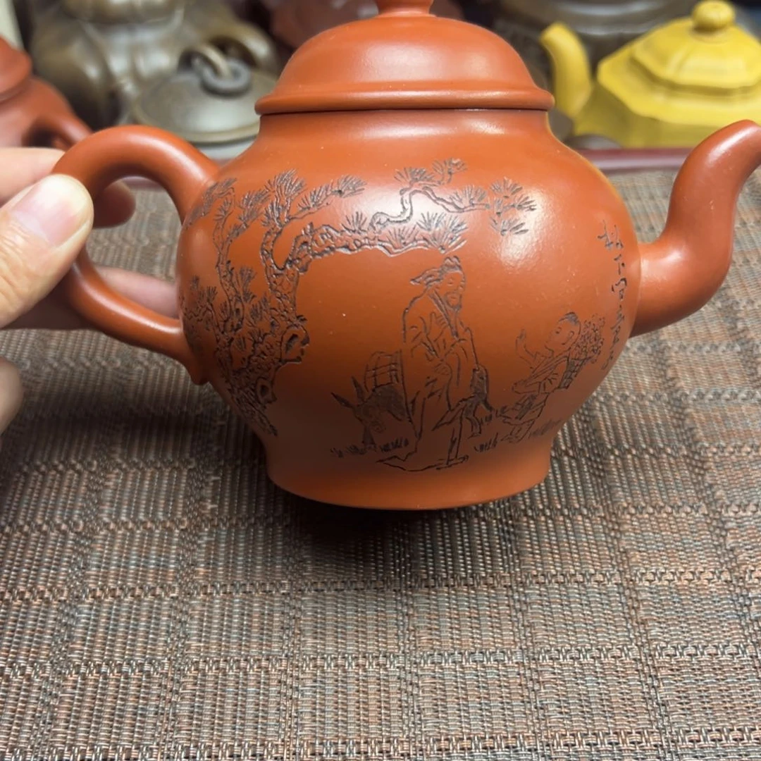 紫砂茶壶宜兴原矿紫砂壶500毫升容量