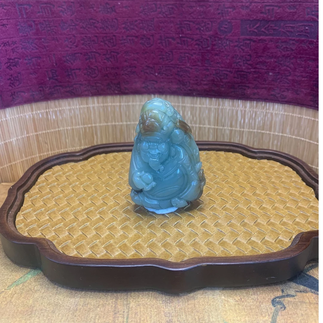 K和田玉财神手把0518