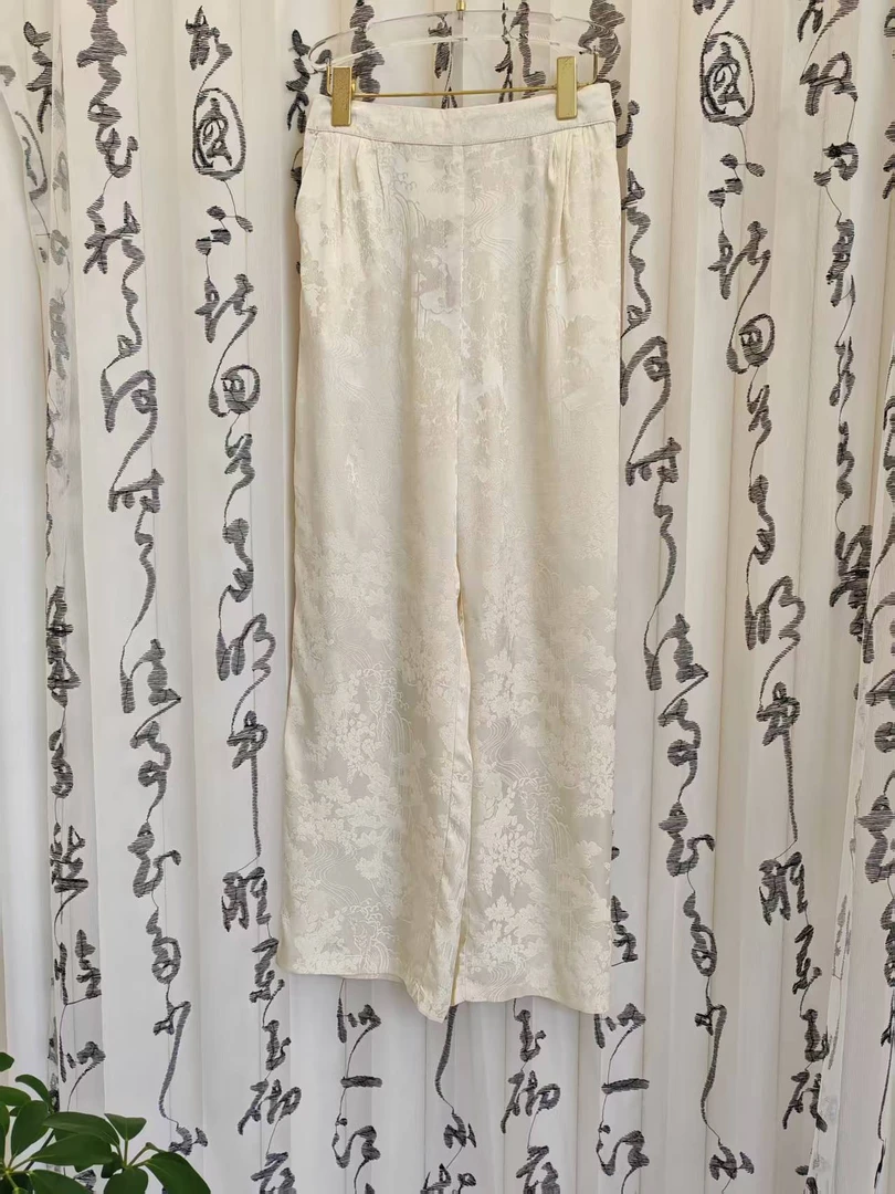 【空谷幽兰】国风直筒裤百搭