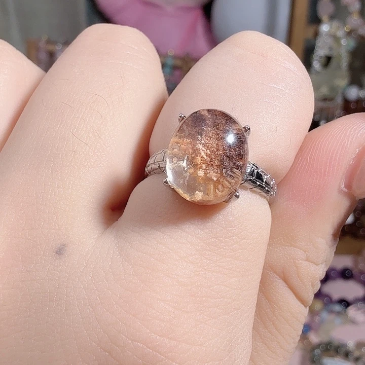 银S925镶嵌珠宝半成品水晶