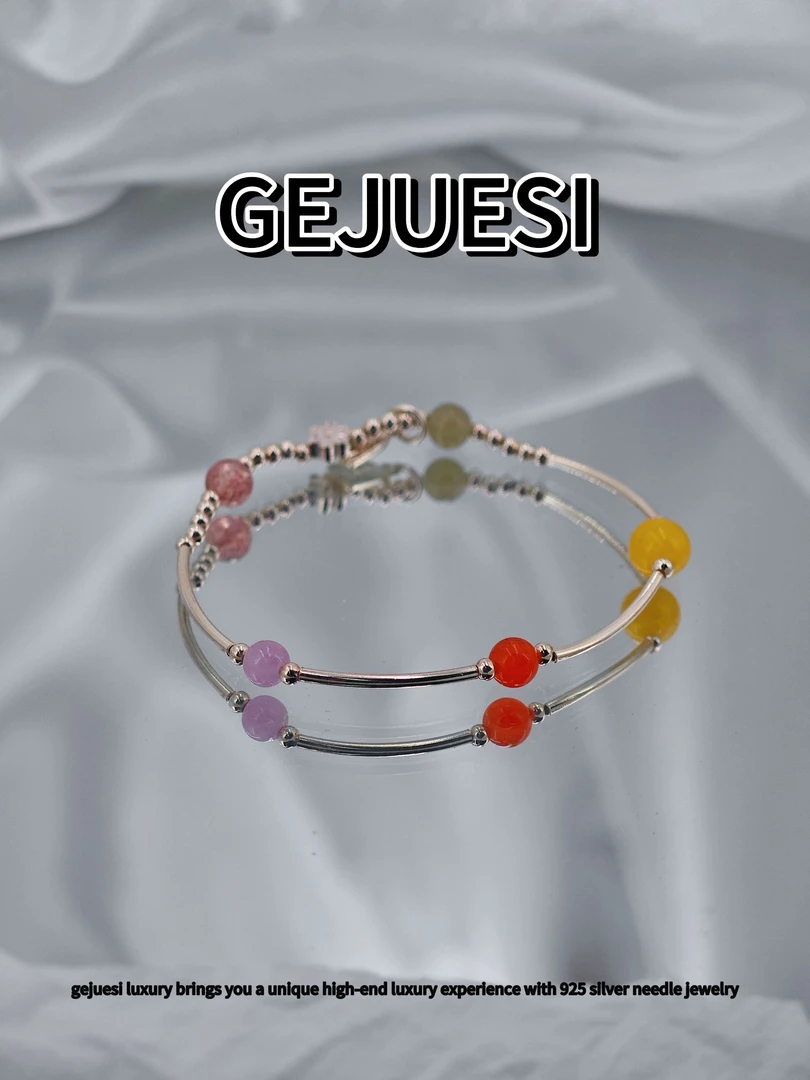 925银手链 五宝女甜美清新网红夏季薄雾少女风欧若假日风手链