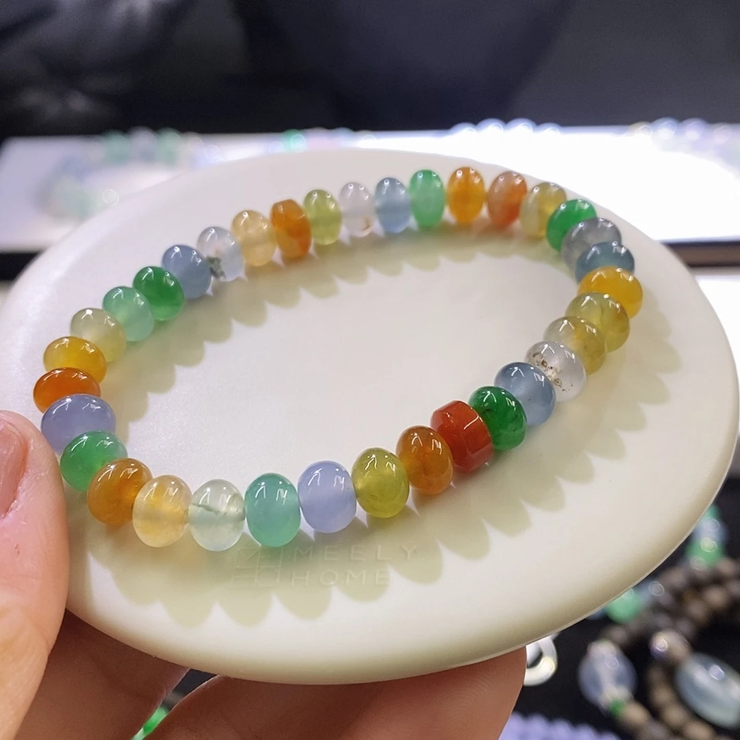 未镶嵌挂件翡翠手串