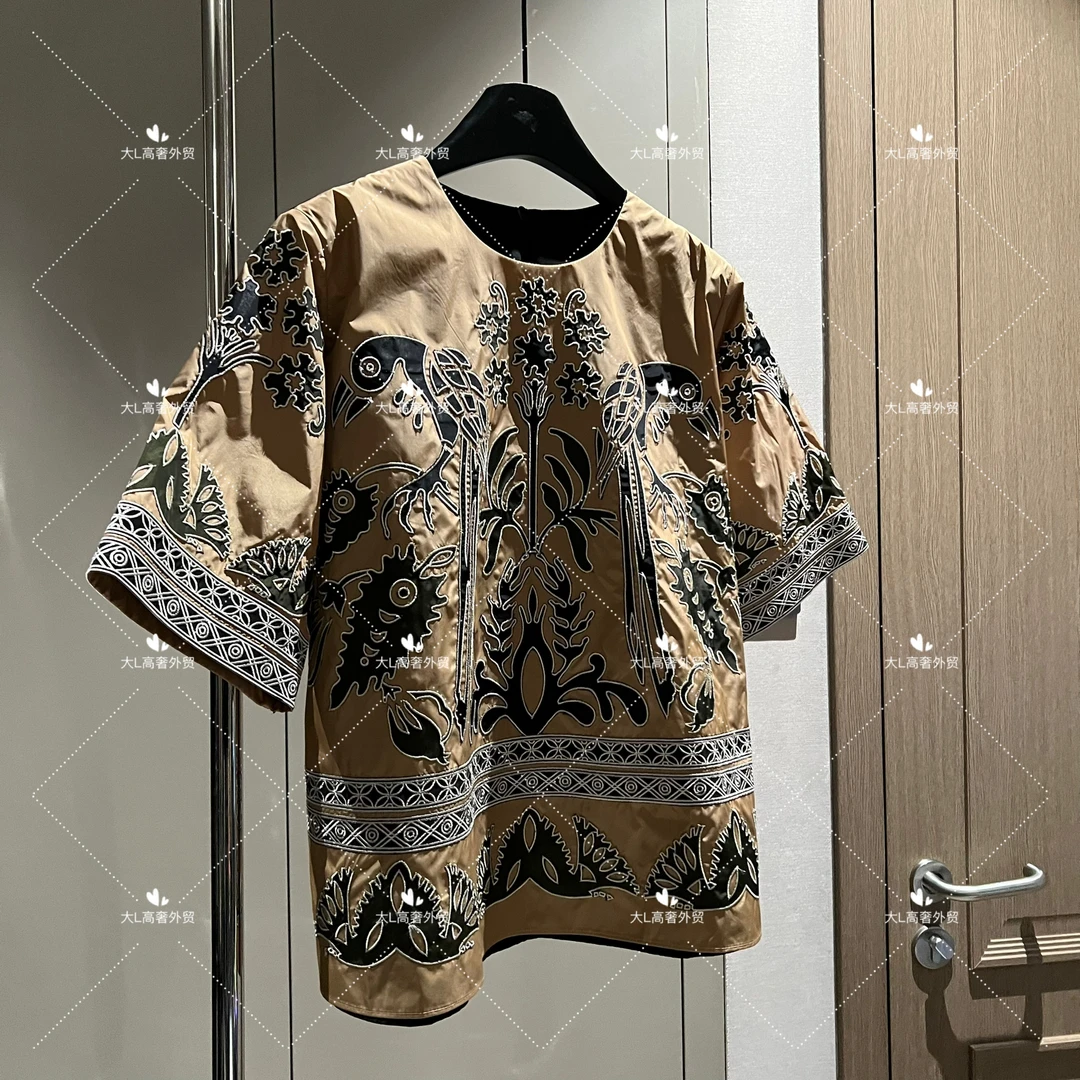 【大L】重磅外贸进口高奢重工设计师风提花肌理贵妇外套WT2553