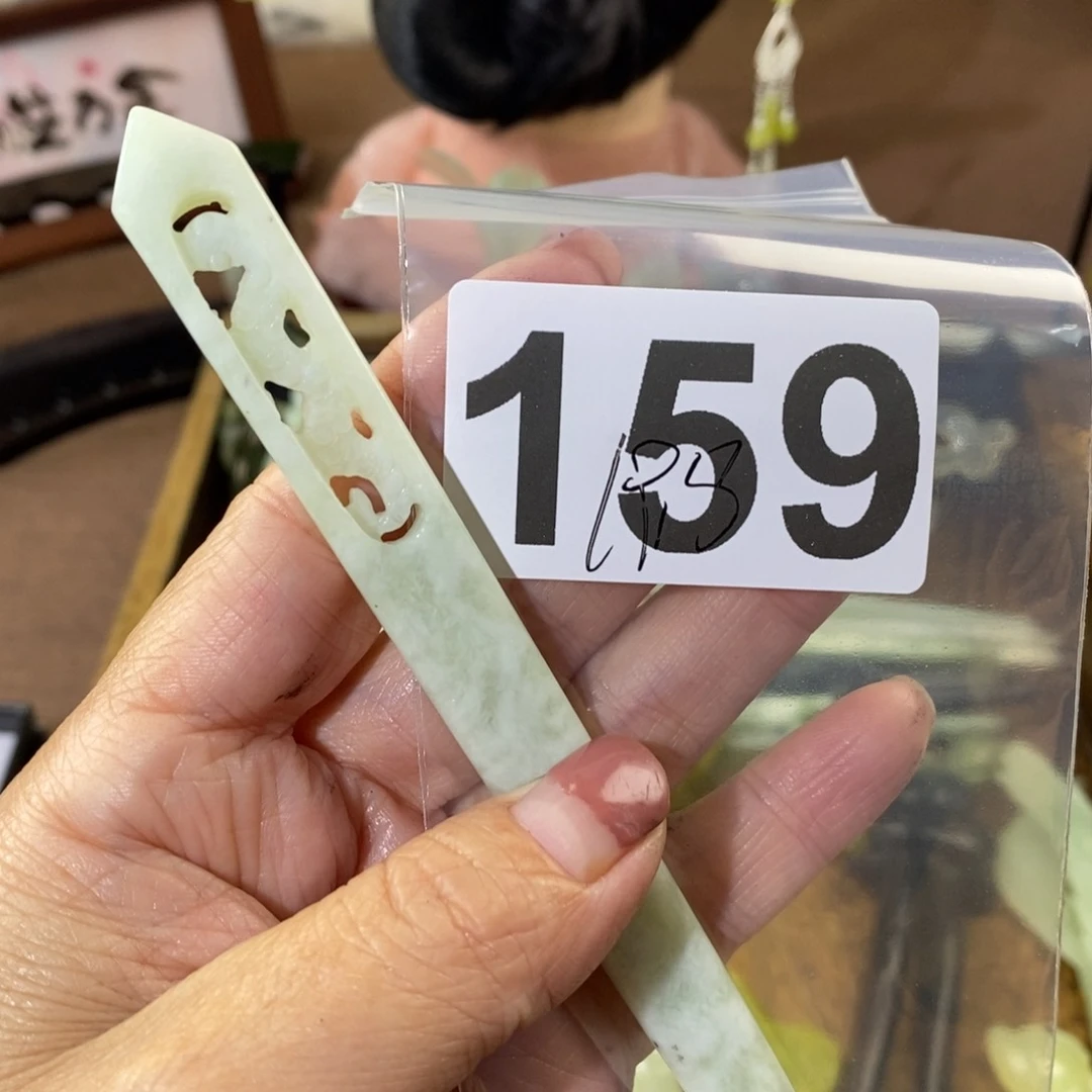 蛇纹石玉玉簪合金用****7