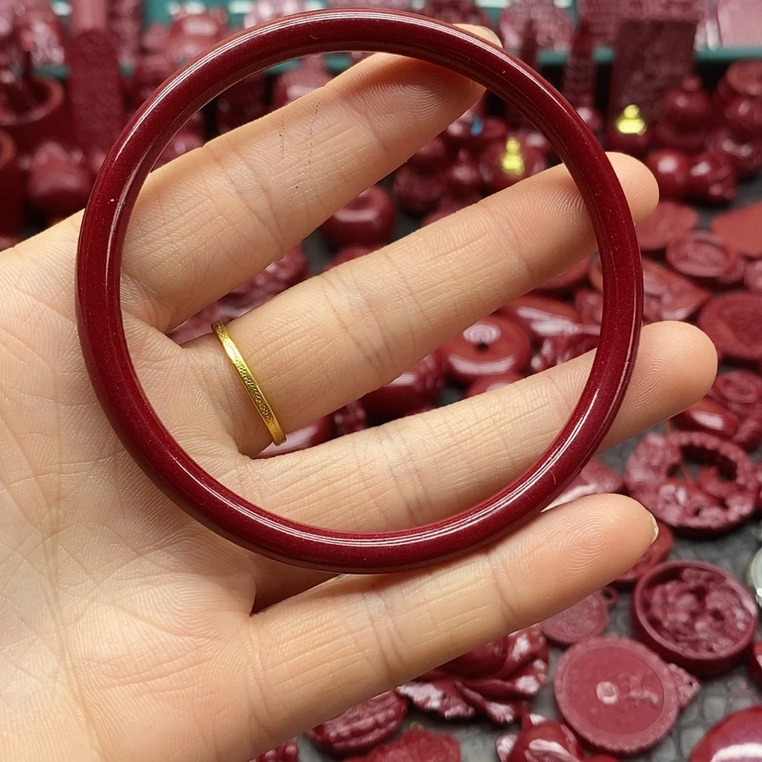 天然辰砂朱砂手镯