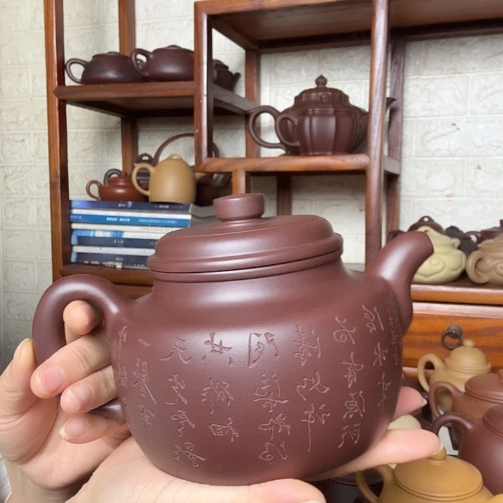 张***波紫砂茶壶大德钟700cc精工半手工