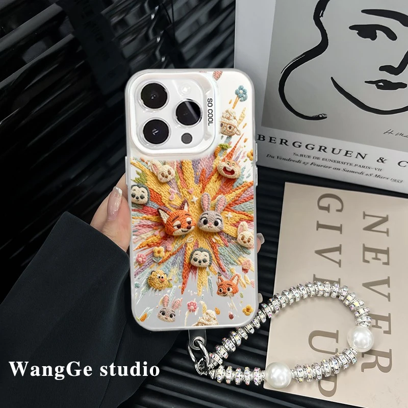 烟花尼克适用苹果17promax手机壳iphone16pro卡通可爱15pro小清新