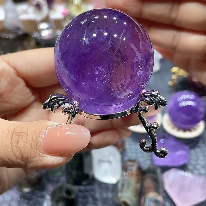 水晶球未镶嵌紫水晶