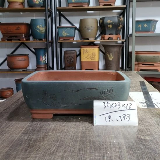 紫砂花盆库存尾货清仓