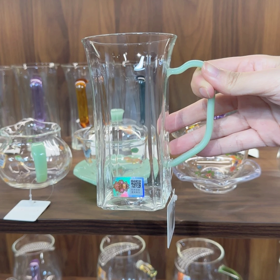 茶*子禾器和泰杯浅玉色6个