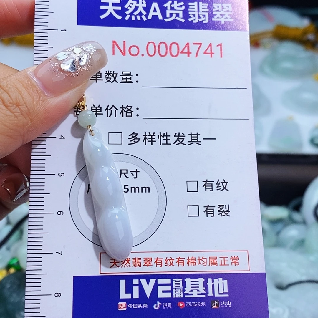 翡翠未镶嵌颈饰4741