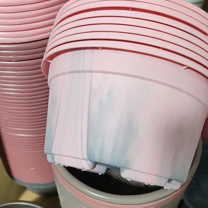 粉色串色矮胖盆 8 个