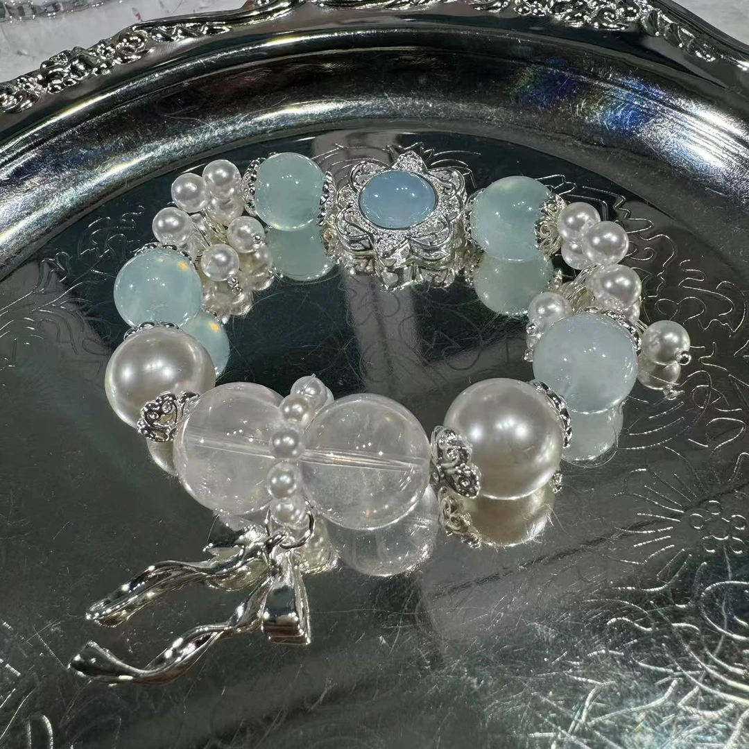 【拾壹水晶】海蓝宝-单圈手链多样性发货发其一A026