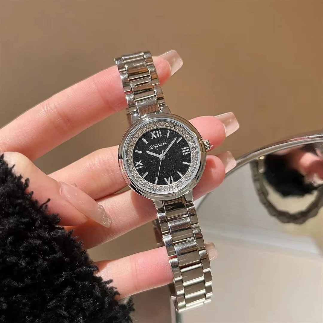 【静静专属】新款星空气质轻奢个性女款女士防水腕表