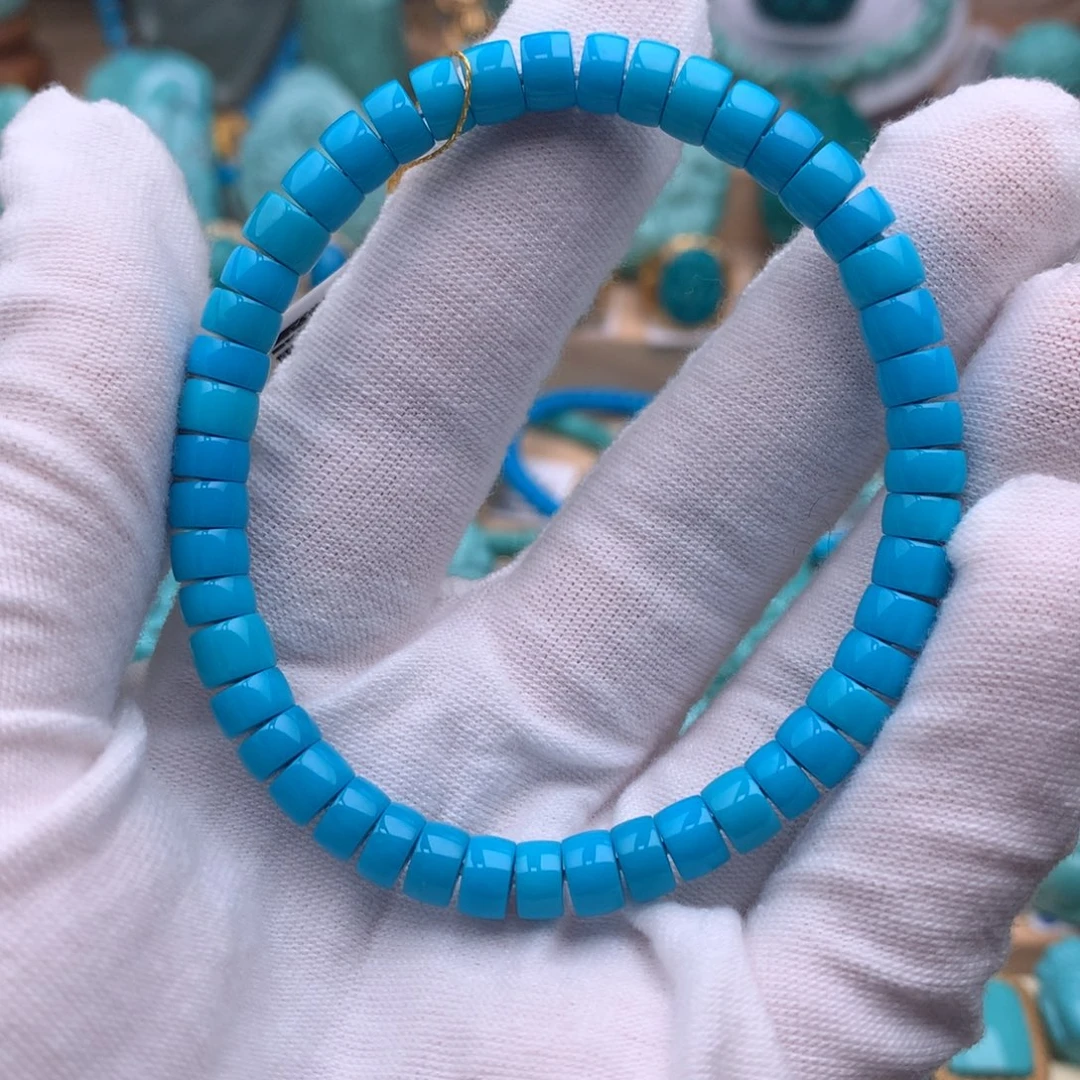 绿松石未镶嵌配饰6.3mm