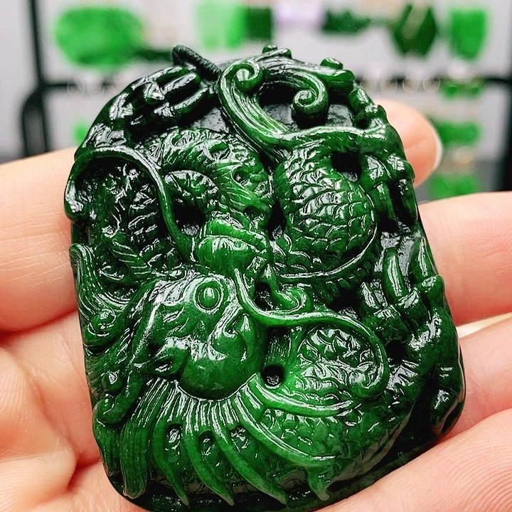 翡翠耳饰未镶嵌蓝**己挂件